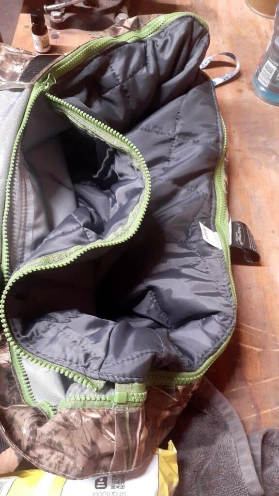 zip out insulation in big man waders