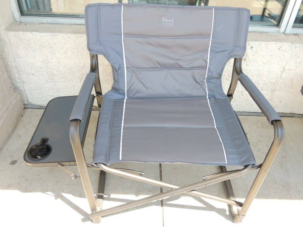 timber ridge xxl director's chair front view