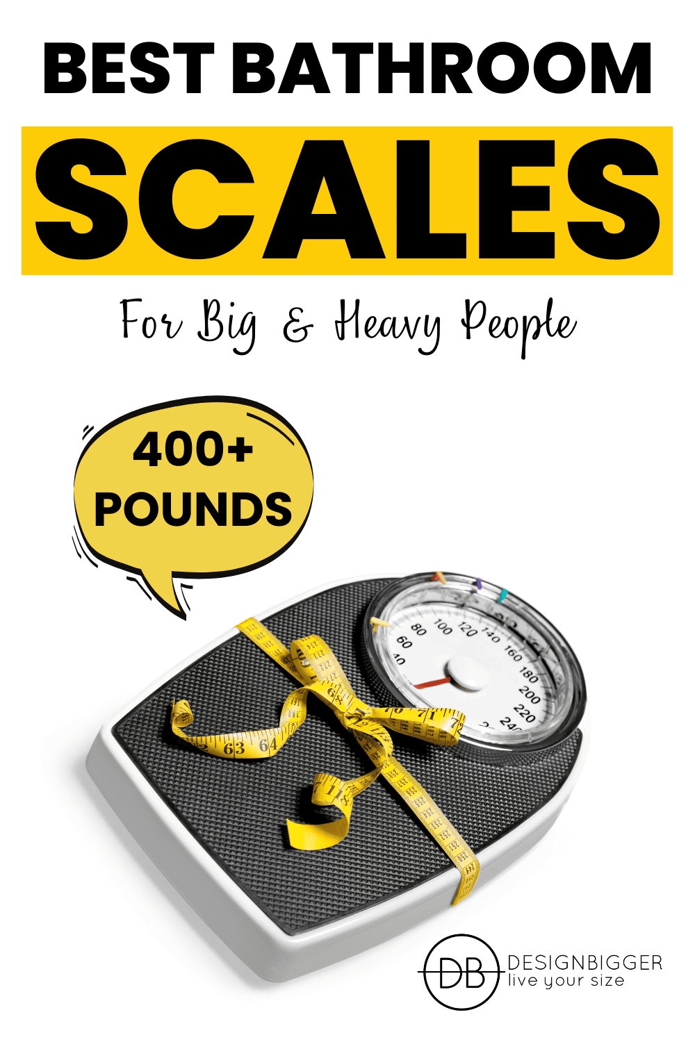The 4 Best Bathroom Scales For Big & Heavy People (400+lbs)